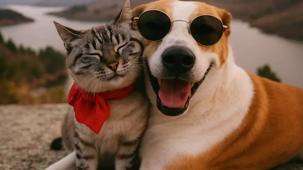 cães e gatos