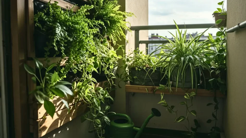 plantas para jardim vertical em varanda de apartamento