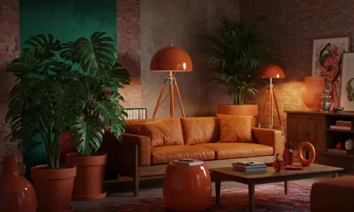 Inspire-se na Decoração à la Lady Gaga: Cores Vibrantes, Plantas e Estilo Mediterrâneo
